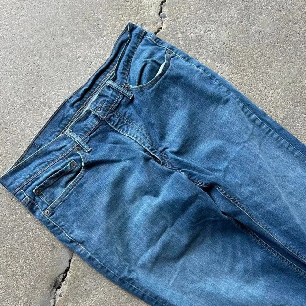 Levis 541 Ocean Blue Wash Y2K Straight Leg Denim Blue‎ Jeans Workwear School